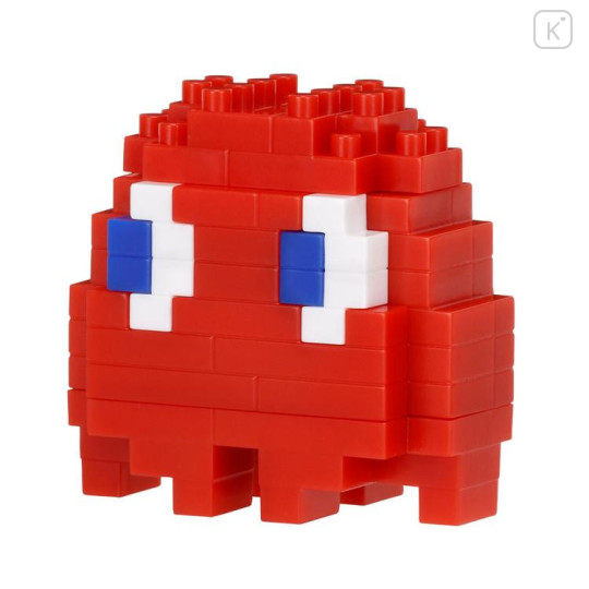 Japan Pac-Man Nanoblock n-fig Keychain - Ghost Blinky Red - 4