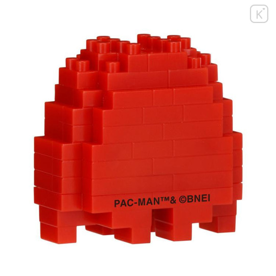Japan Pac-Man Nanoblock n-fig Keychain - Ghost Blinky Red - 5