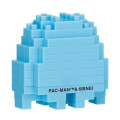Japan Pac-Man Nanoblock n-fig Keychain - Ghost Inky Blue - 5