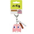Japan Pac-Man Nanoblock n-fig Keychain - Ghost Pinky Pink - 2
