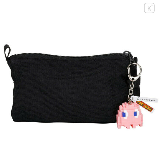 Japan Pac-Man Nanoblock n-fig Keychain - Ghost Pinky Pink - 3