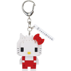 Japan Sanrio Nanoblock n-fig Keychain - Hello Kitty : Red
