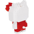 Japan Sanrio Nanoblock n-fig Keychain - Hello Kitty : Red - 5