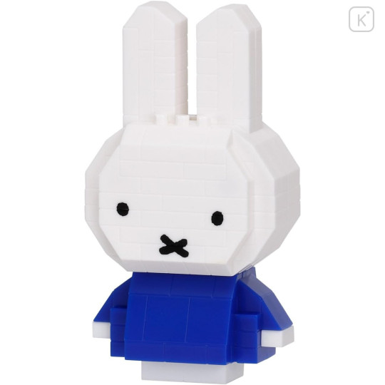 Japan Miffy Nanoblock n-fig Keychain - Miffy : Blue - 4