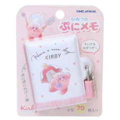 Japan Kirby Lockable Diary Mochimochi Memo Pad - Kirby : Copy Ability White