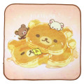 Japan San-X Mini Towel Handkerchief - Rilakkuma Stay with Me Pancake - 1