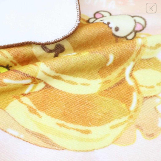 Japan San-X Mini Towel Handkerchief - Rilakkuma Stay with Me Pancake - 2
