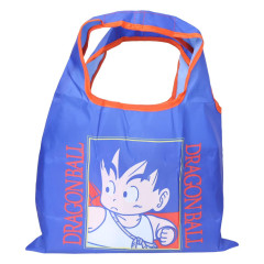 Japan Dragon Ball Eco Shopping Bag With Pocket (S) - Goku Purple Blue