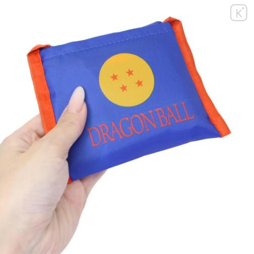 Japan Dragon Ball Eco Shopping Bag With Pocket (S) - Goku Purple Blue - 4