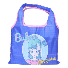 Japan Dragon Ball Eco Shopping Bag With Pocket (S) - Bulma Purple Blue
