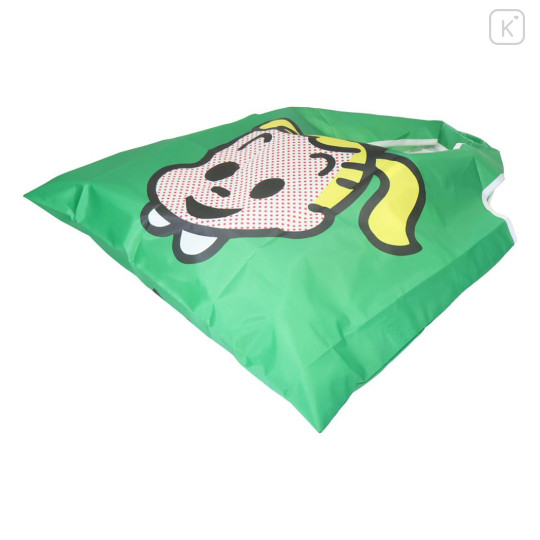 Japan Osamu Goods Eco Shopping Bag With Pocket - Green - 2