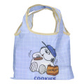 Japan Peanuts Eco Shopping Bag With Pocket (S) - Snoopy Brother Olaf : Cookie - 1