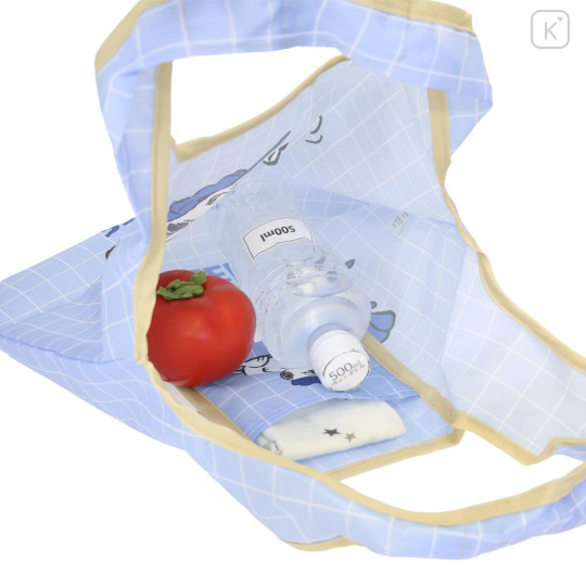 Japan Peanuts Eco Shopping Bag With Pocket (S) - Snoopy Brother Olaf : Cookie - 3