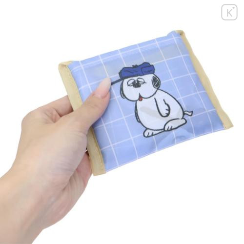 Japan Peanuts Eco Shopping Bag With Pocket (S) - Snoopy Brother Olaf : Cookie - 4