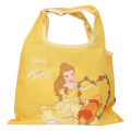 Japan Disney Eco Shopping Bag With Pocket (S) - Beauty and the Beast : Yellow - 1