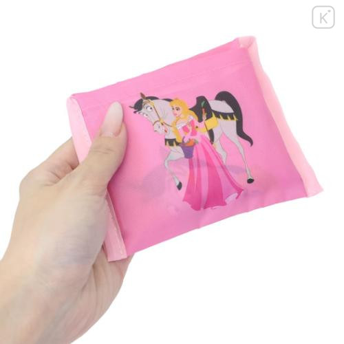 Japan Disney Eco Shopping Bag With Pocket (S) - Sleeping Beauty : Pink - 4