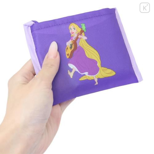 Japan Disney Eco Shopping Bag With Pocket (S) - Rapunzel : Purple - 4