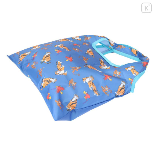 Japan Disney Eco Shopping Bag With Pocket (S) - Jasmine : Blue - 2