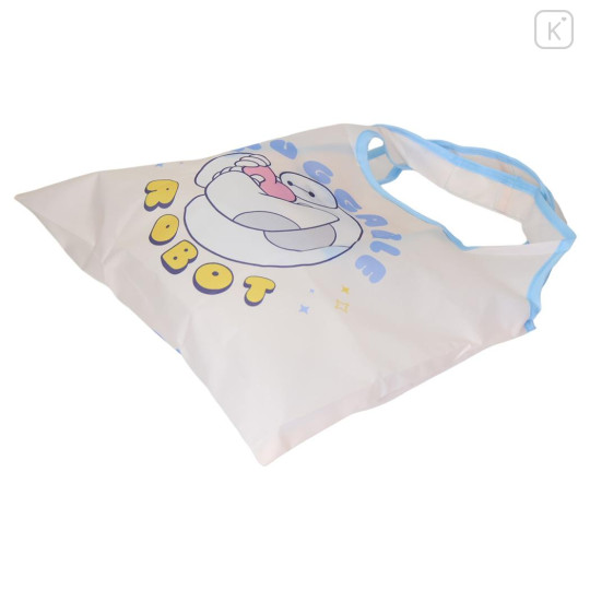 Japan Disney Eco Shopping Bag With Pocket (S) - Baymax : Life is Better with Cat - 2