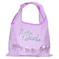 Japan Disney Eco Shopping Bag With Pocket (S) - Young Oyster : Light Purple - 1