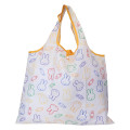 Japan Miffy Eco Shopping Bag With Pocket - Miffy : Drawing Colorful - 1
