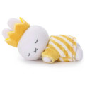 Japan Miffy Flocked Doll - Miffy : 70th Anniversary Sleeping Friend Crown Striped - 1