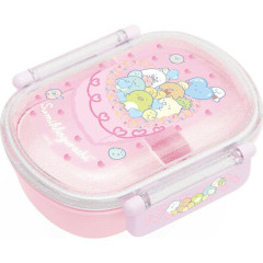 Japan San-X Bento Lunch Box 360ml - Sumikko Gurashi : Dessert Party Heart Cake Light Pink