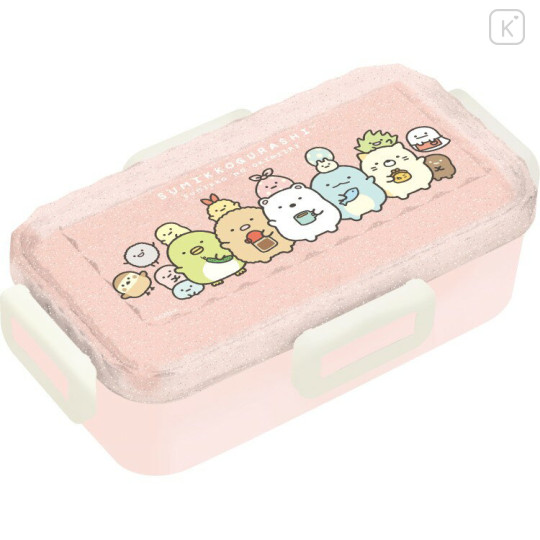 Japan San-X Bento Lunch Box 530ml - Sumikko Gurashi : Sumikko's Favorite Light Pink - 1