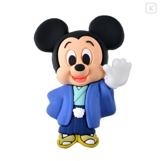 Japan Disney Store 3D Figure Magnet - Mickey : Kimono Say Hi - 1