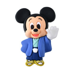 Japan Disney Store 3D Figure Magnet - Mickey : Kimono Say Hi