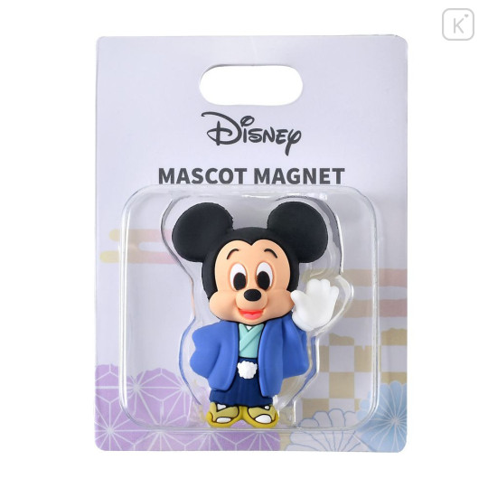 Japan Disney Store 3D Figure Magnet - Mickey : Kimono Say Hi - 2