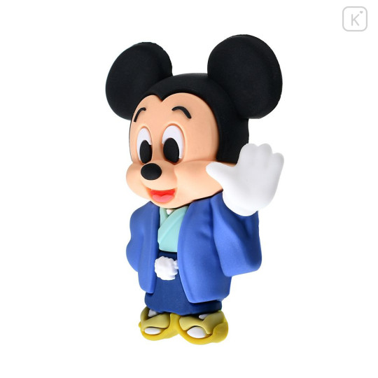Japan Disney Store 3D Figure Magnet - Mickey : Kimono Say Hi - 4