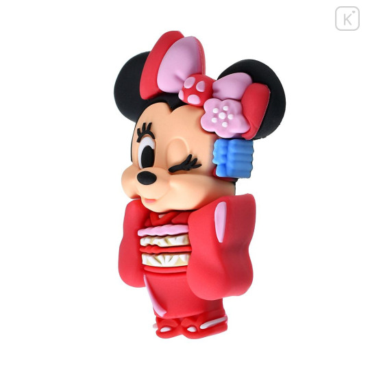 Japan Disney Store 3D Figure Magnet - Minnie : Kimono Wink - 4