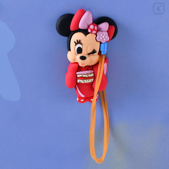 Japan Disney Store 3D Figure Magnet - Minnie : Kimono Wink - 5
