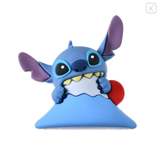 Japan Disney Store 3D Figure Magnet - Stitch : Mt. Fuji Bite - 1