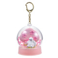 Japan Disney Store Shaka Shaka Keychain - Baymax & Cat : Sakura Cherry Blossom Diorama Festival - 1
