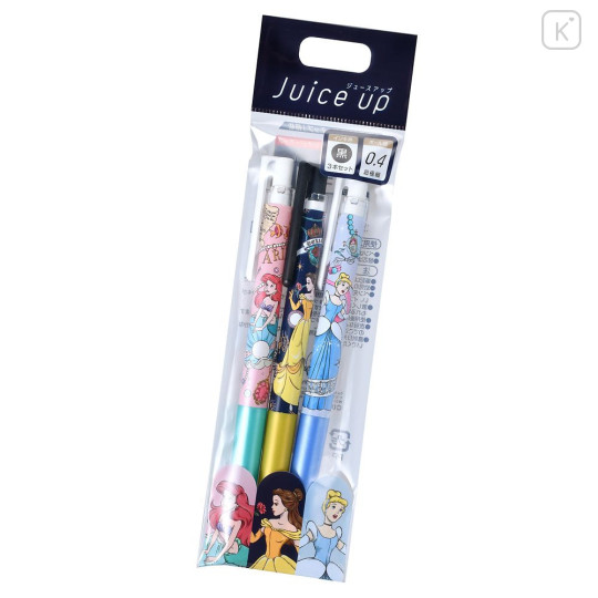 Japan Disney Store Juice Up Gel Pen Set - Ariel & Belle & Cinderella : Gorgeous - 1