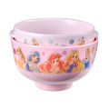 Japan Disney Store Kids Rice Bowl & Soup Bowl Set - Disney Princess : Pink - 2