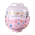 Japan Disney Store Kids Rice Bowl & Soup Bowl Set - Disney Princess : Pink - 4