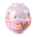 Japan Disney Store Kids Rice Bowl & Soup Bowl Set - Disney Princess : Pink - 6