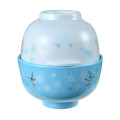Japan Disney Store Kids Rice Bowl & Soup Bowl Set - Frozen Elsa : Blue - 4