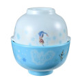 Japan Disney Store Kids Rice Bowl & Soup Bowl Set - Frozen Elsa : Blue - 5