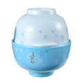 Japan Disney Store Kids Rice Bowl & Soup Bowl Set - Frozen Elsa : Blue - 6