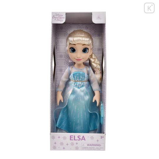 Japan Disney Store Fashion Doll with Hair Comb - Elsa : Once Upon a Story Childhood Childlike - 2