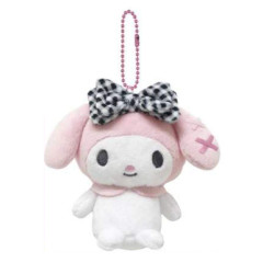 Japan Sanrio Mascot Holder - My Melody : Gingham Ribbon