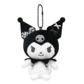 Japan Sanrio Mascot Holder - Kuromi : Gingham Ribbon - 1