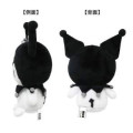 Japan Sanrio Mascot Holder - Kuromi : Gingham Ribbon - 2