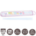 Japan San-X Chopsticks 16.5cm with Case - Sumikko Gurashi : Dessert Party Macaron Light Purple Blue - 2