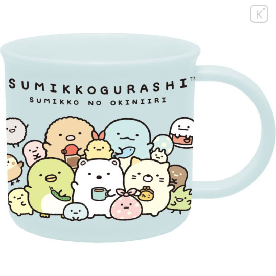 Japan San-X Plastic Cup - Sumikko Gurashi : Sumikko's Favorite Light Blue - 1