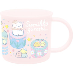 Japan San-X Plastic Cup - Sumikko Gurashi : Cake Light Pink